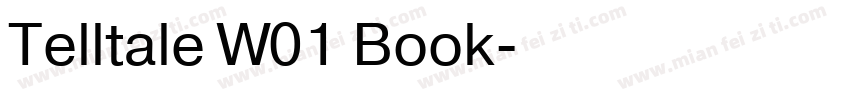 Telltale W01 Book字体转换